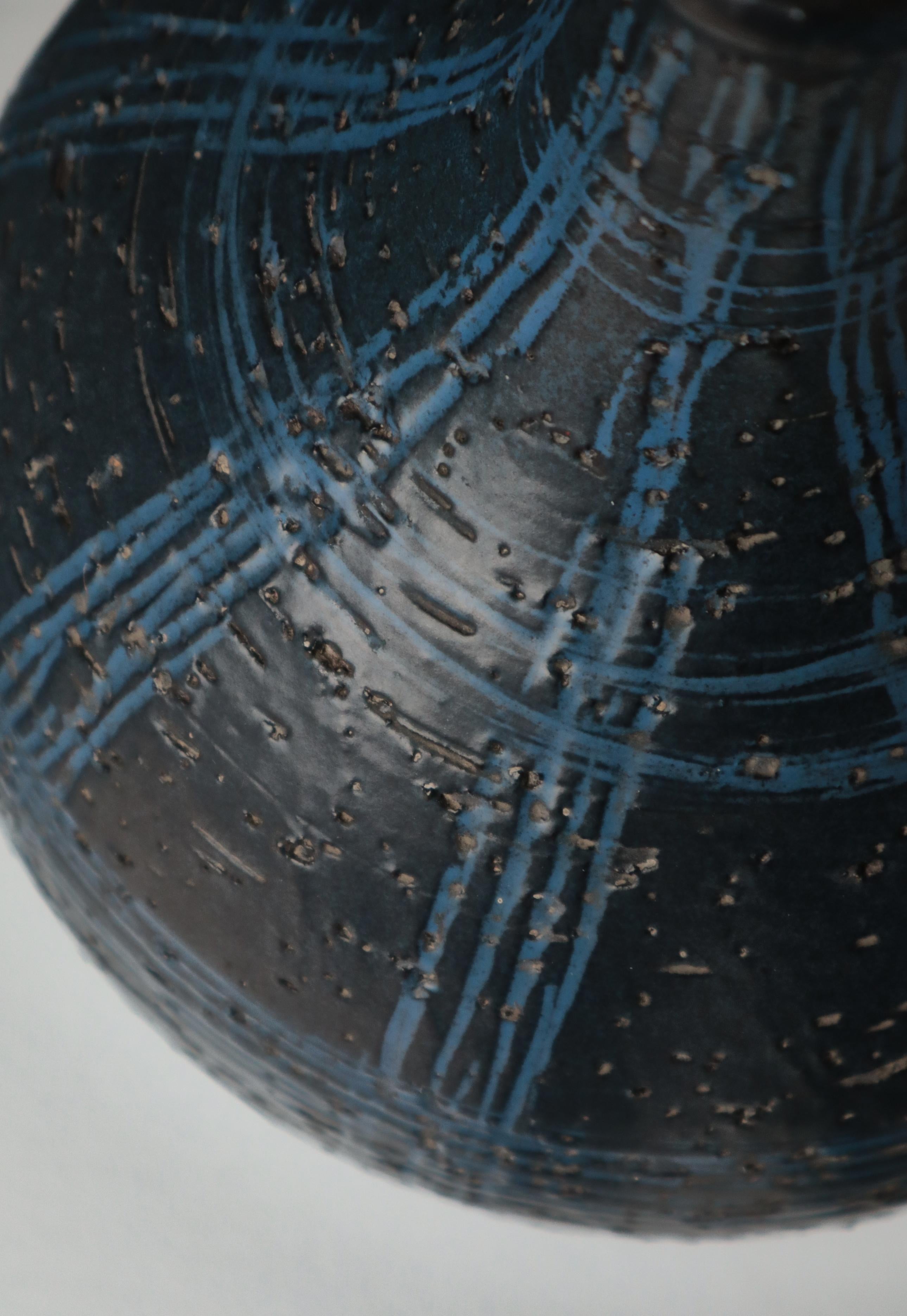 Scandinavian Modern Large Unique Stoneware Lamp by Sejer Keramik, Denmark, 1960s For Sale 3