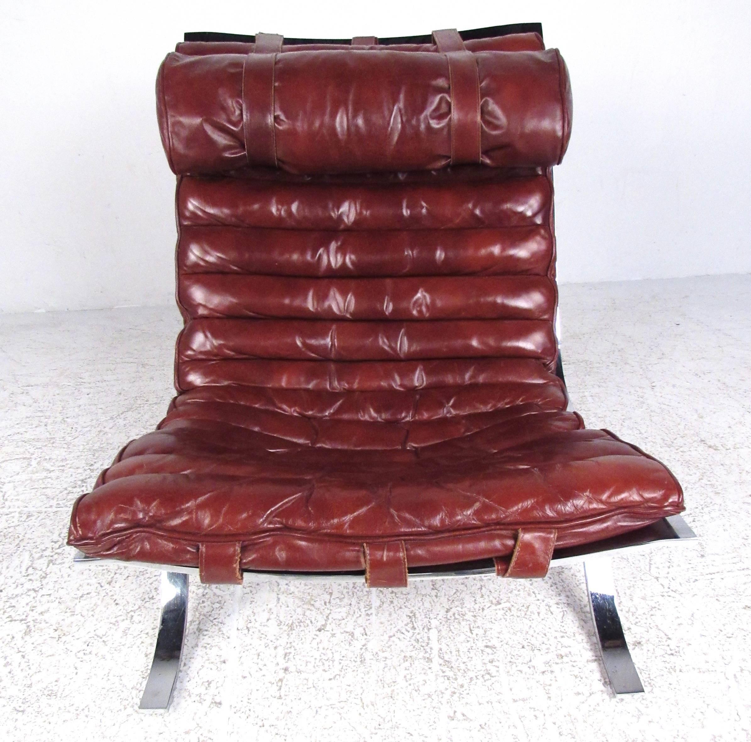 Mid-Century Modern Mid-Century Leather 