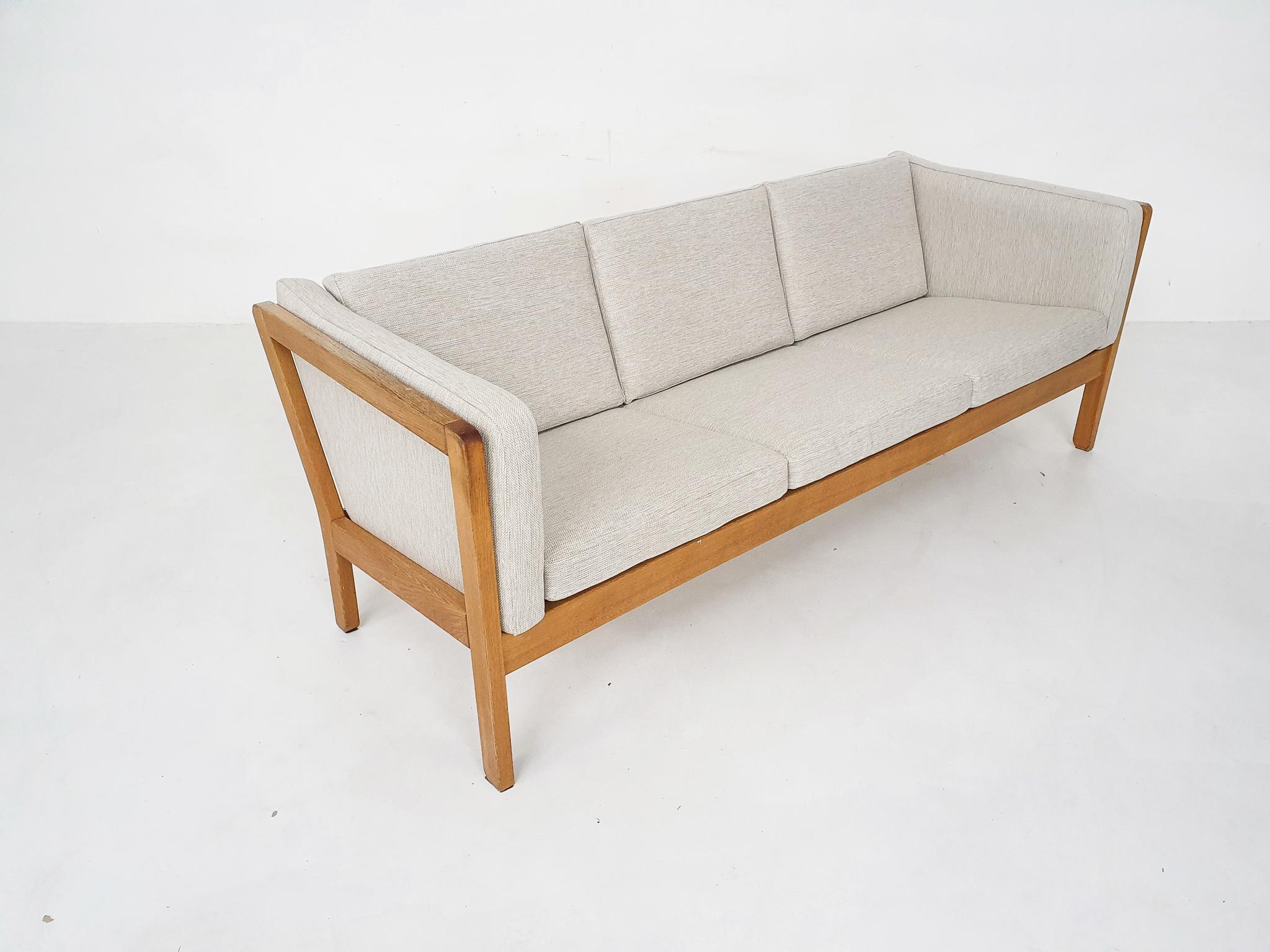 scandinavian wood frame sofa
