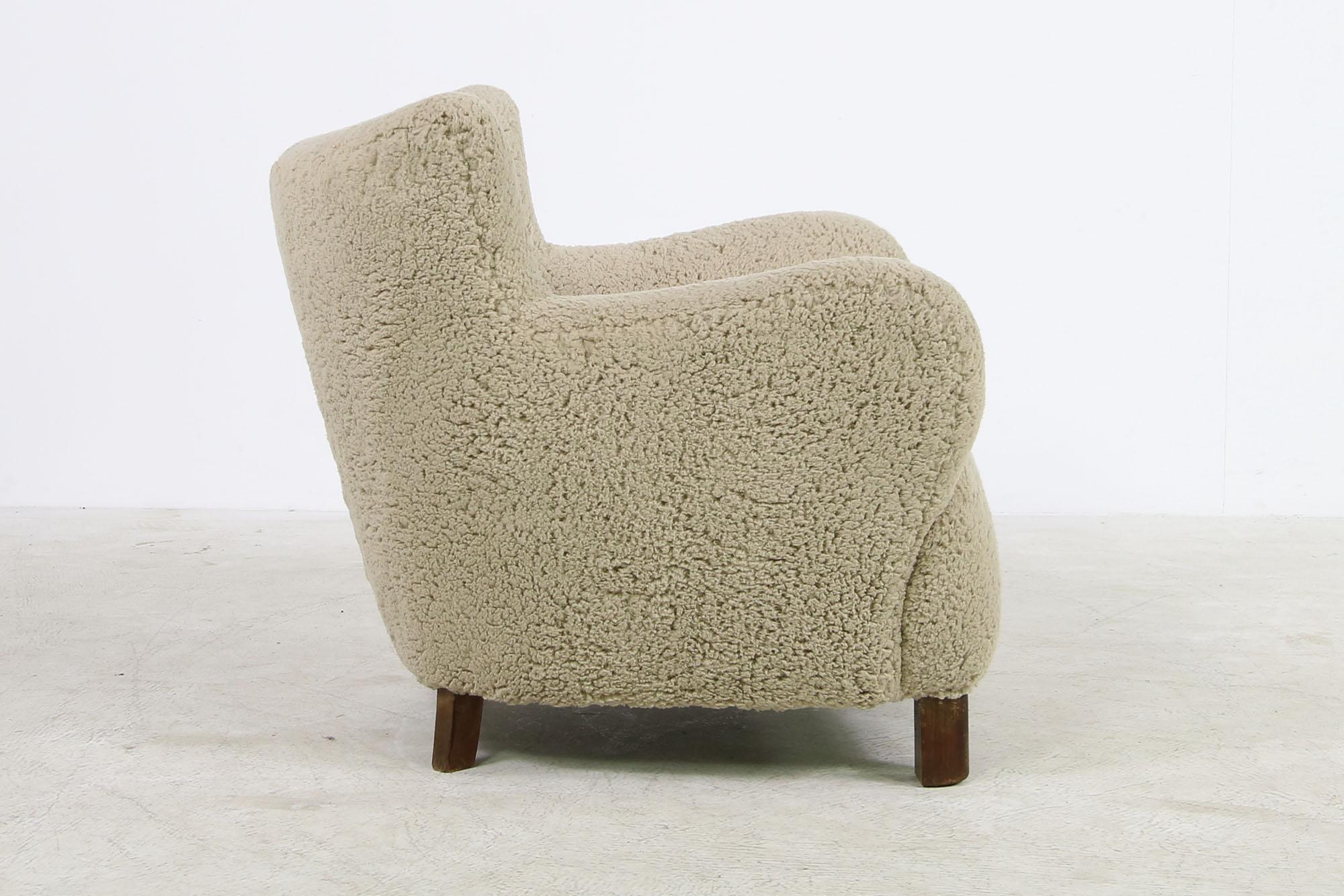 teddy fur chair