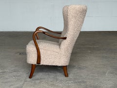 Scandinavian Modern Lounge Chair, Alfred Christensen, Mitte 20.