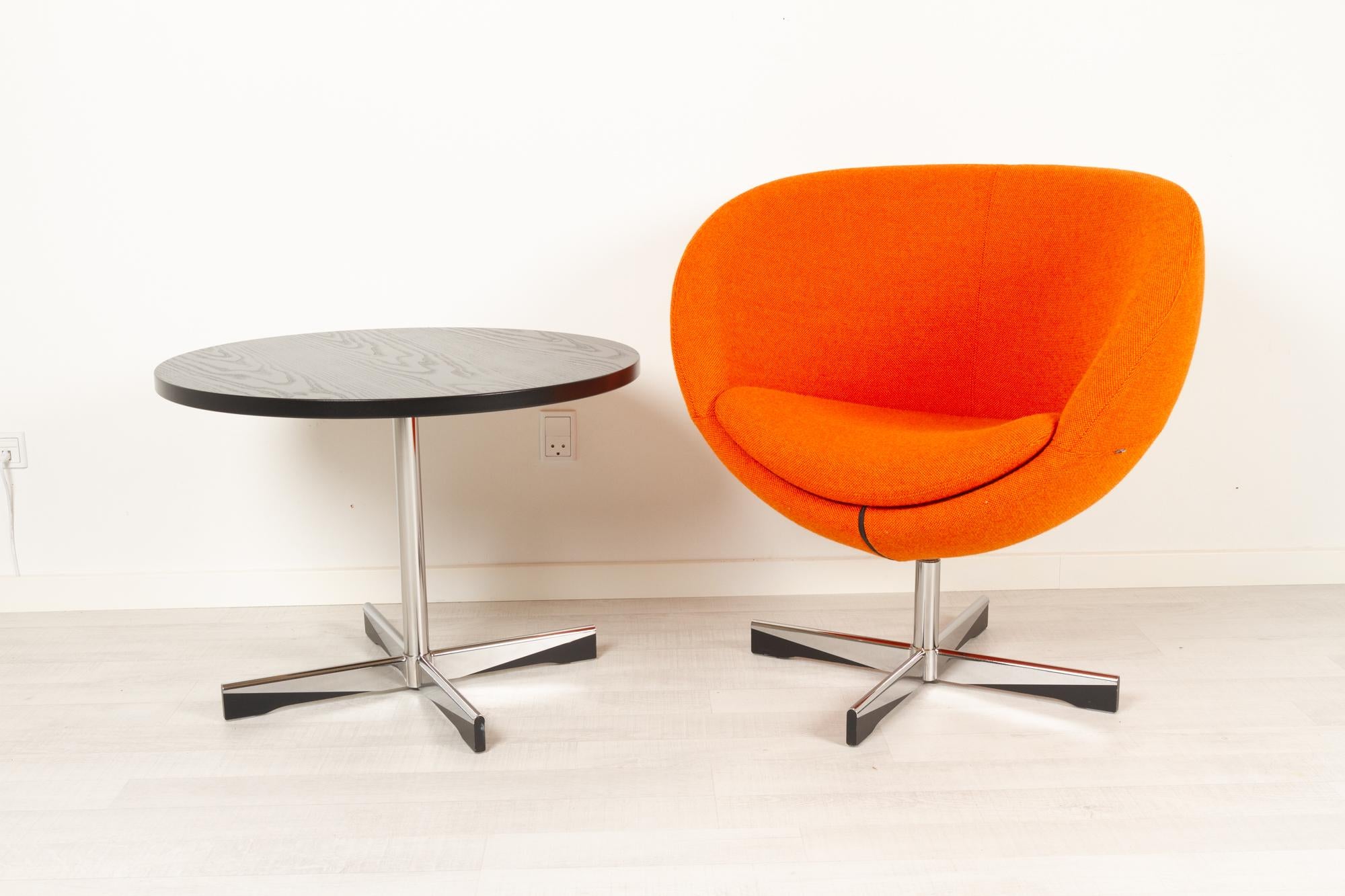 Norwegian Scandinavian Modern Lounge Chair and Table by Sven Ivar Dysthe, 21st Century