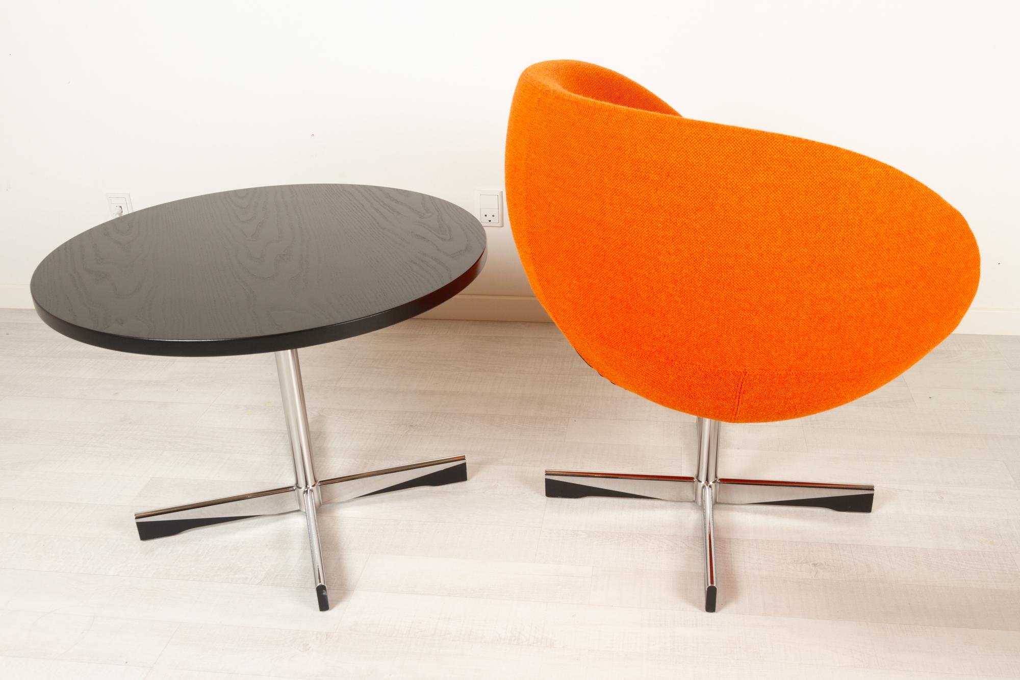 Contemporary Scandinavian Modern Lounge Chair and Table by Sven Ivar Dysthe, 21st Century