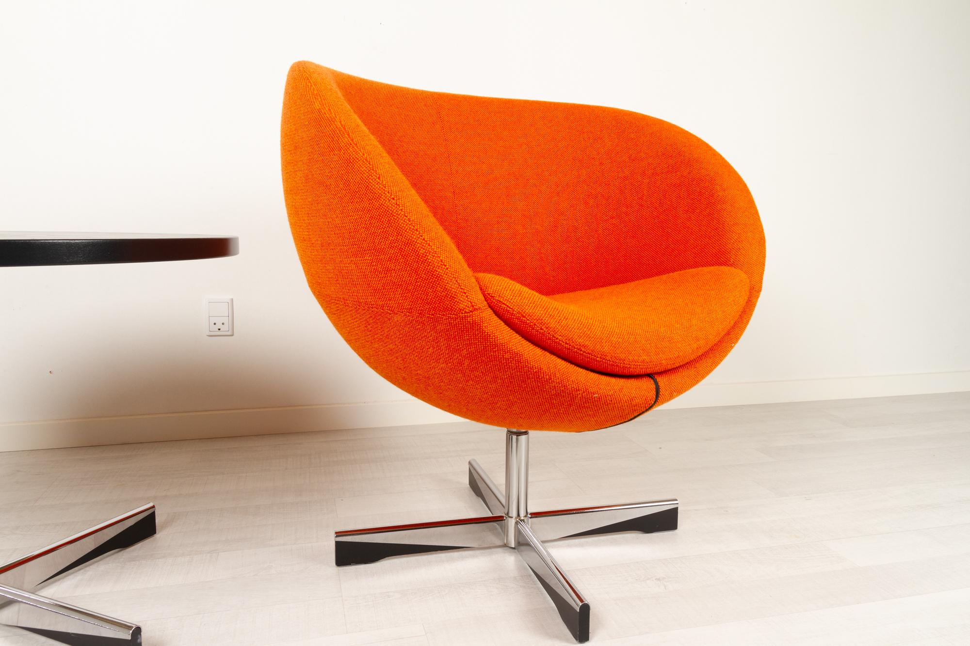 Wool Scandinavian Modern Lounge Chair and Table by Sven Ivar Dysthe, 21st Century