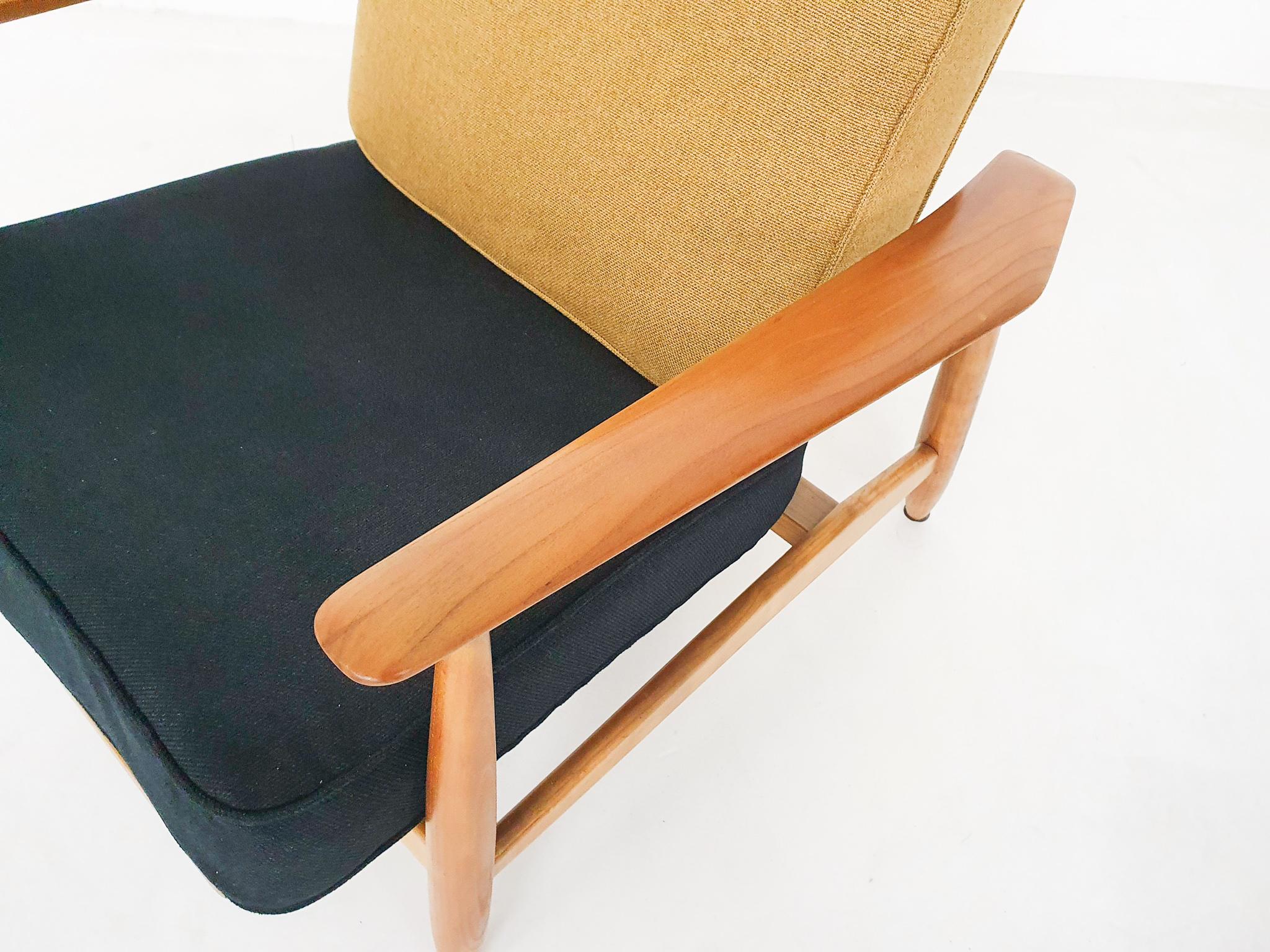 Scandinavian Modern Lounge Chair Attributed Alf Svensson, 1960s 4