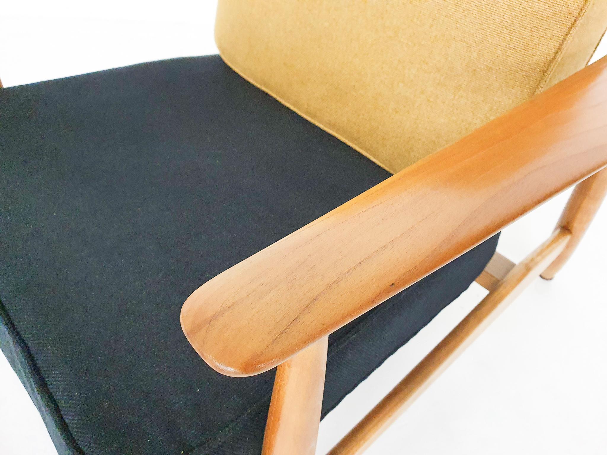 Scandinavian Modern Lounge Chair Attributed Alf Svensson, 1960s 5