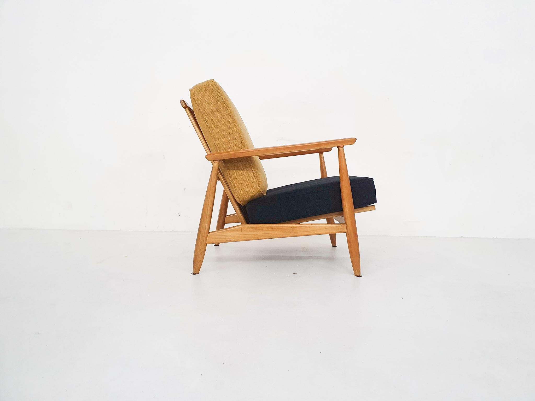 Mid-20th Century Scandinavian Modern Lounge Chair Attributed Alf Svensson, 1960s