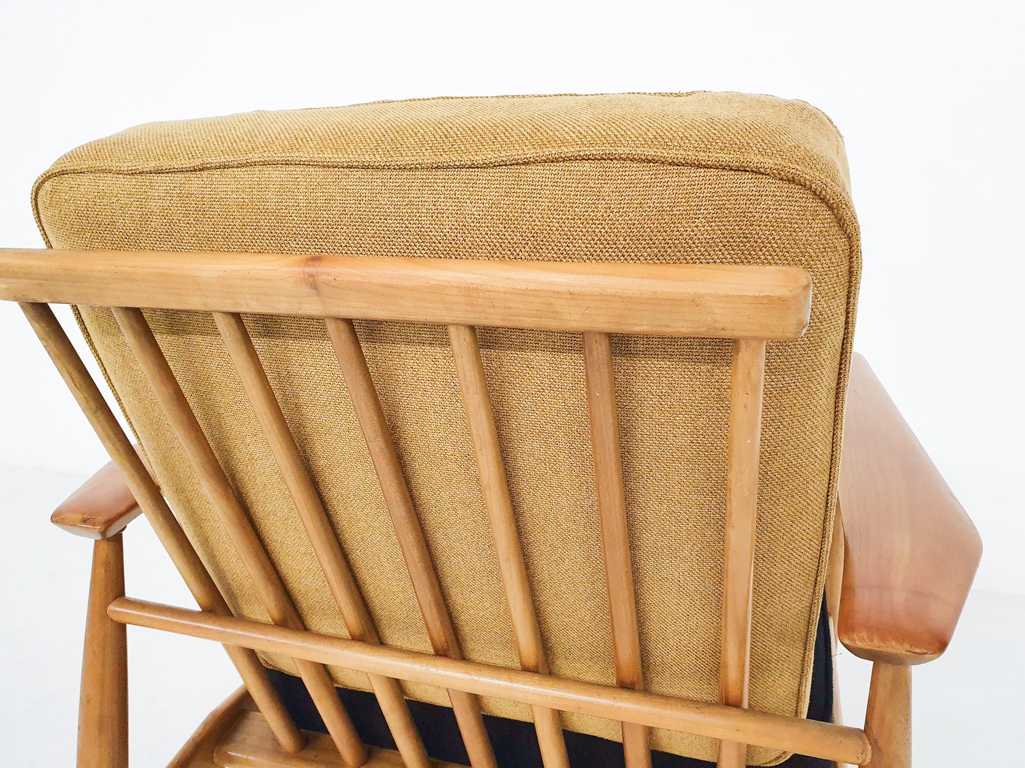 Scandinavian Modern Lounge Chair Attributed Alf Svensson, 1960s 1