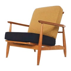 Scandinavian Modern Lounge Chair Attributed Alf Svensson, 1960s