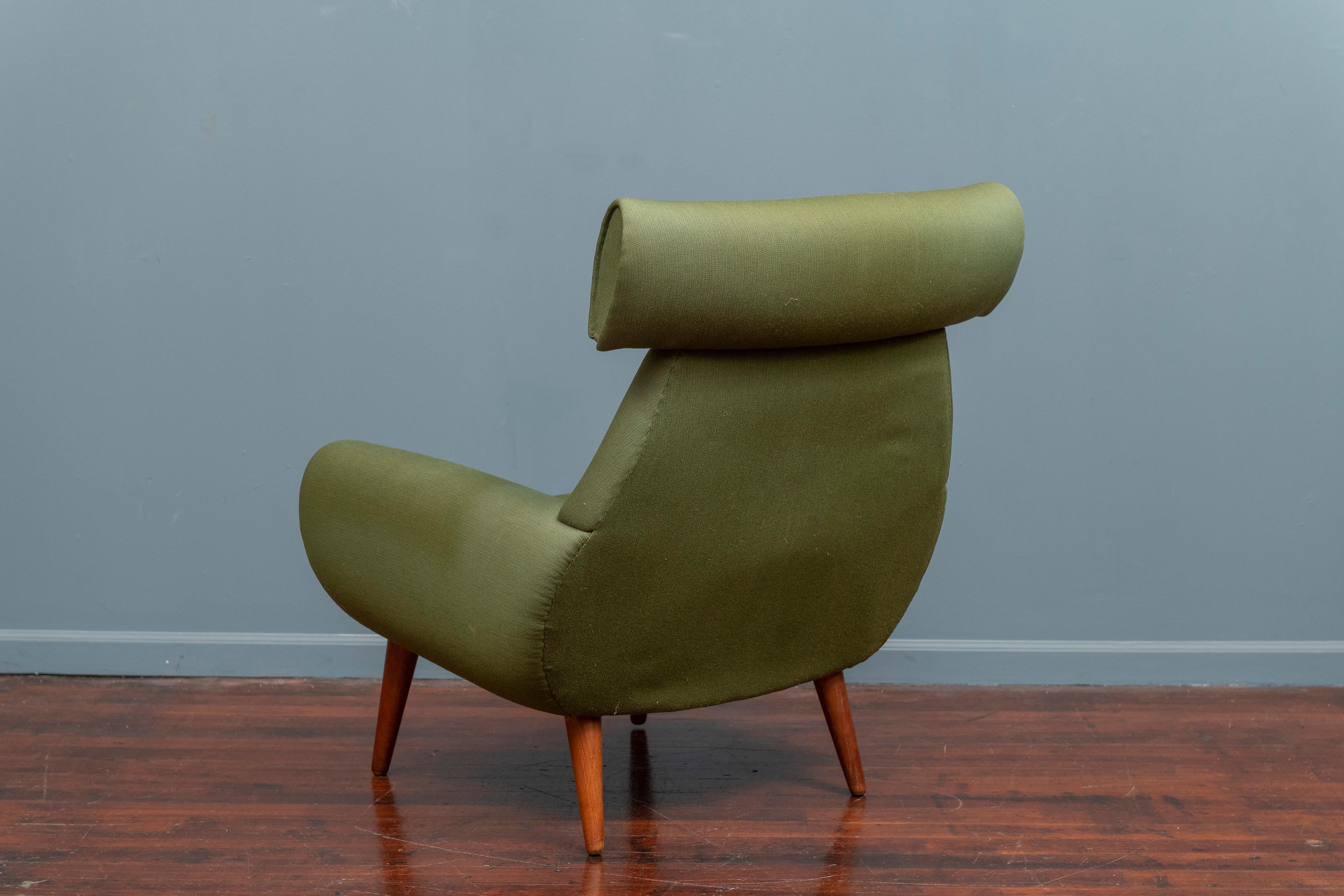 Mid-20th Century Scandinavian Modern Lounge Chair by Kurt Ostervig