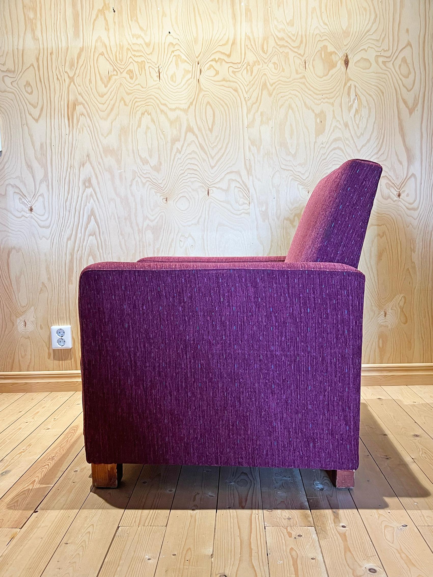Silla de salón moderna escandinava ca 1930's Escandinavo moderno en venta