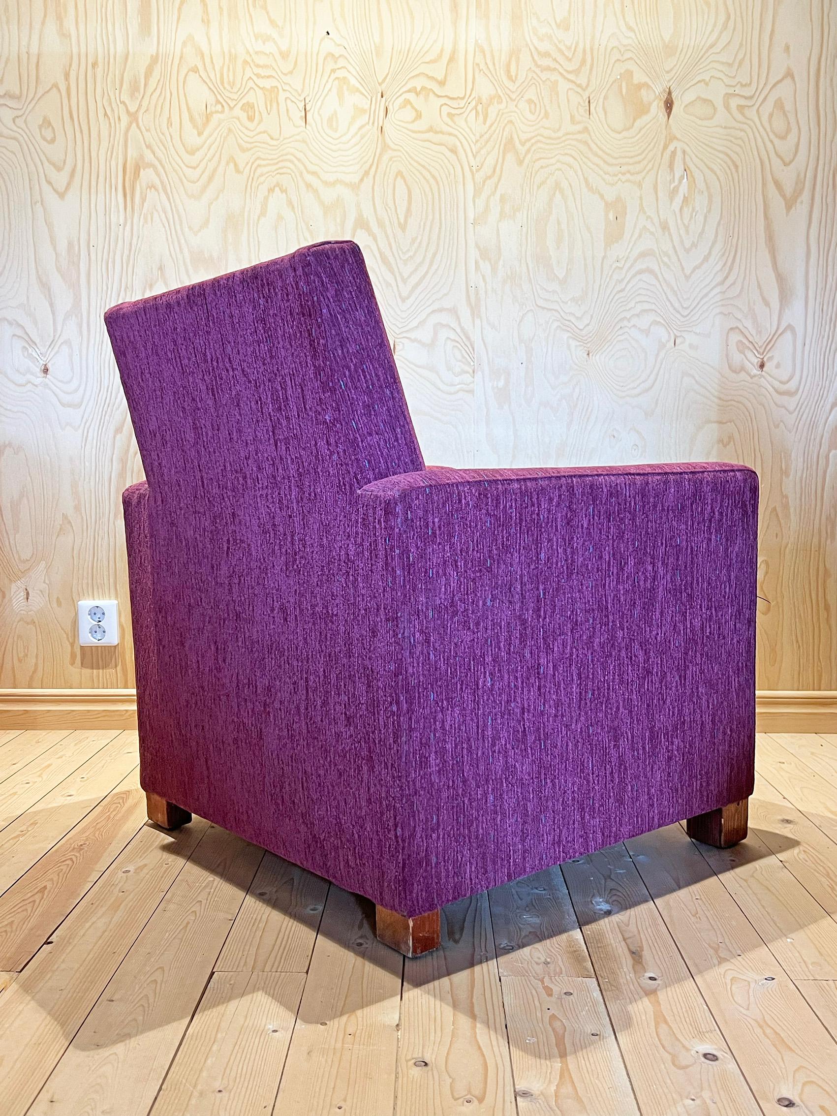 Silla de salón moderna escandinava ca 1930's mediados del siglo XX en venta