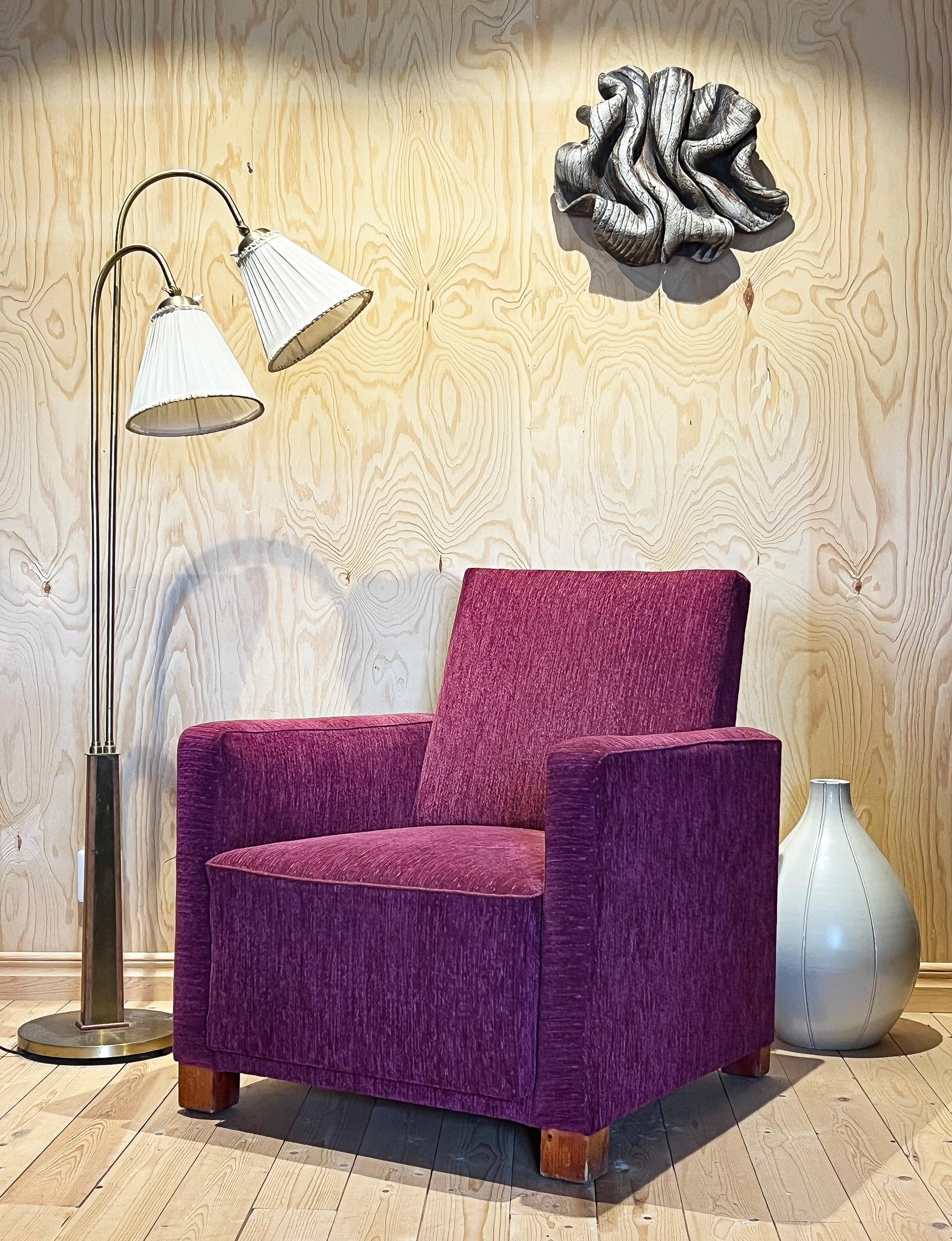 Silla de salón moderna escandinava ca 1930's en venta 2