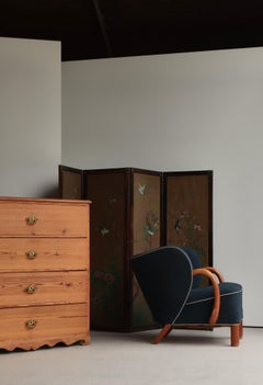 Scandinavian Modern Lounge Chair no. 107 Viggo Boesen, Slagelse Møbelværk, 1940s