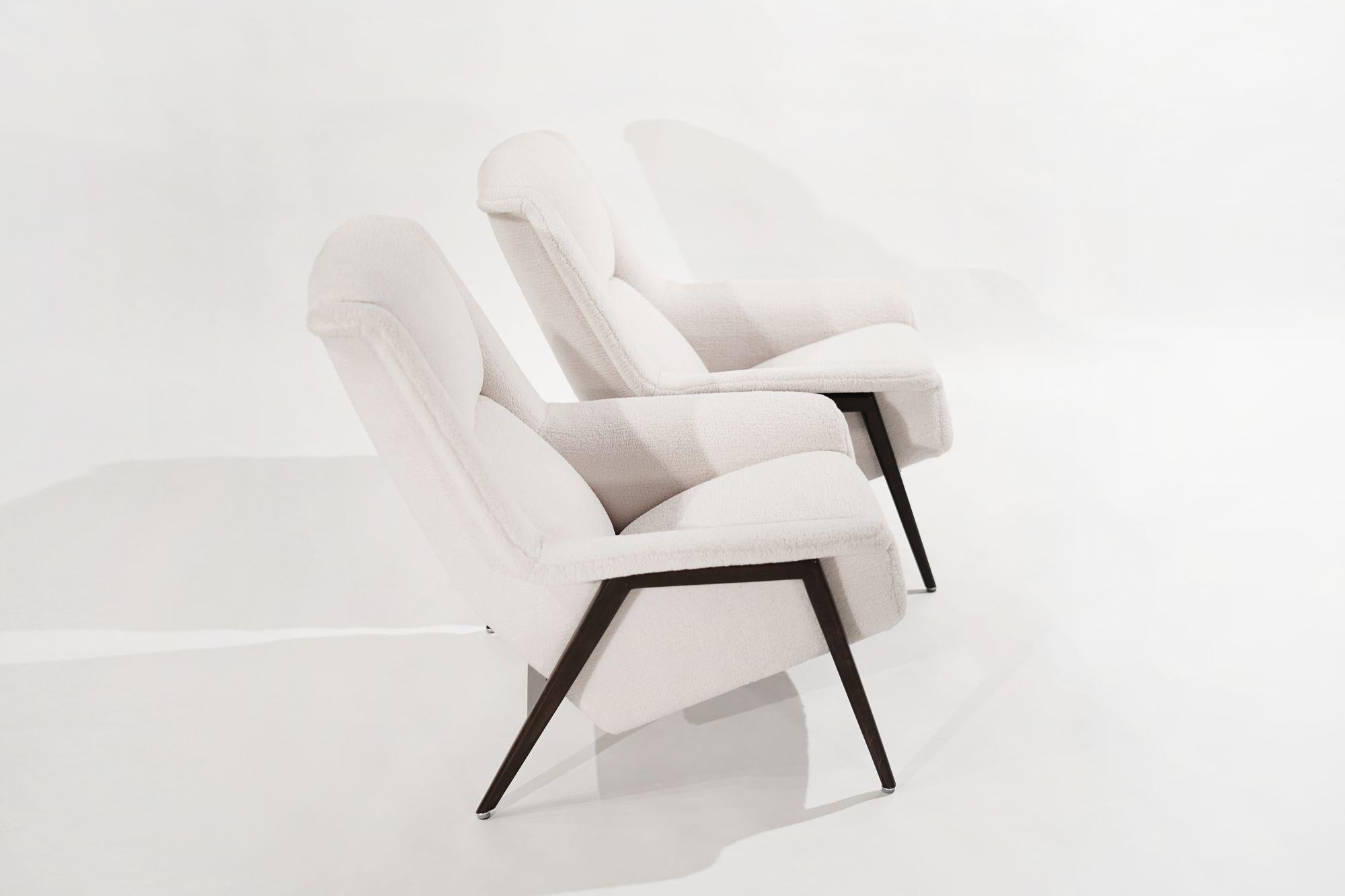 Teak Scandinavian-Modern Lounge Chairs by DUX, Sweden 1960s