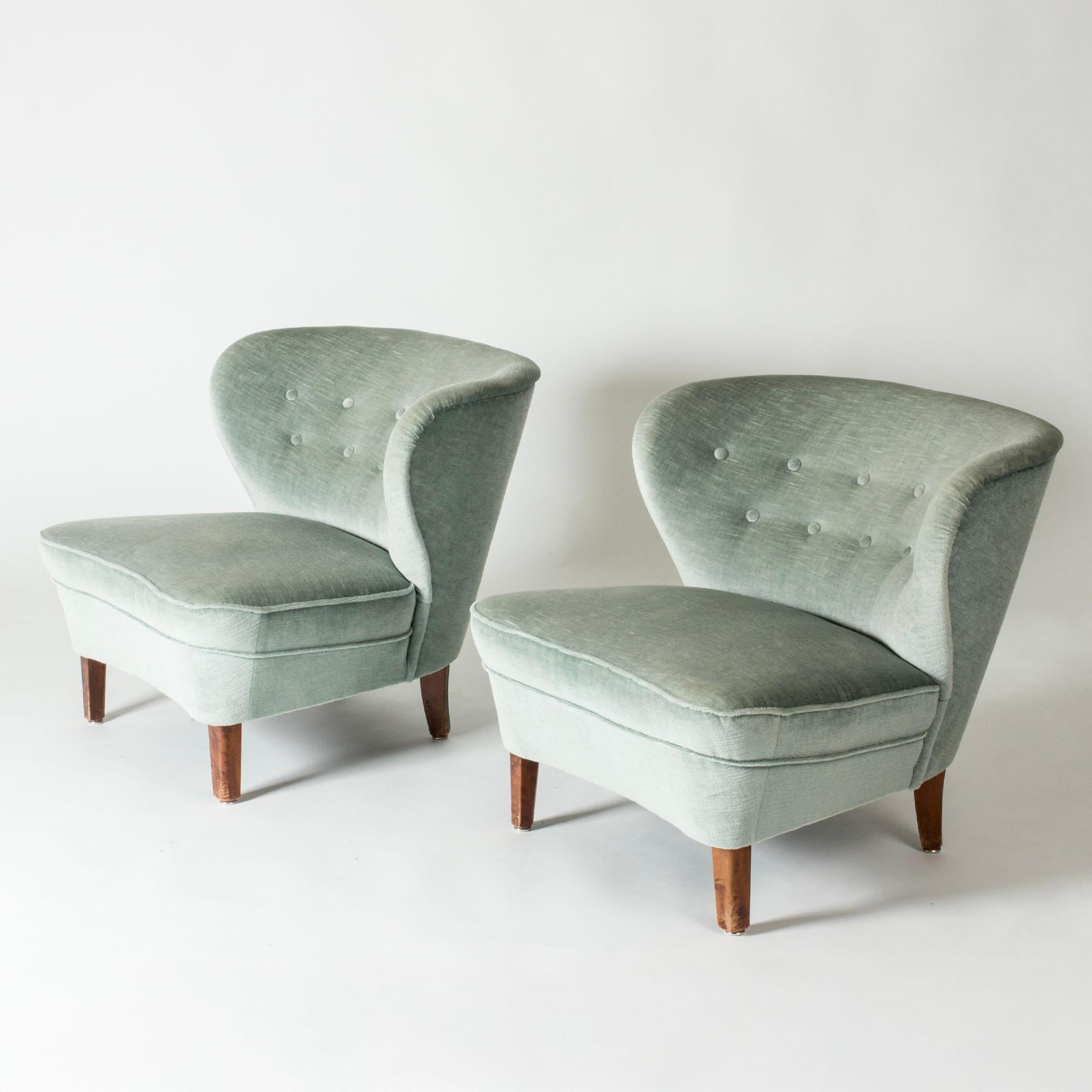 Scandinavian Modern Lounge Chairs by Gösta Jonsson, Sweden, 1950s im Angebot 3