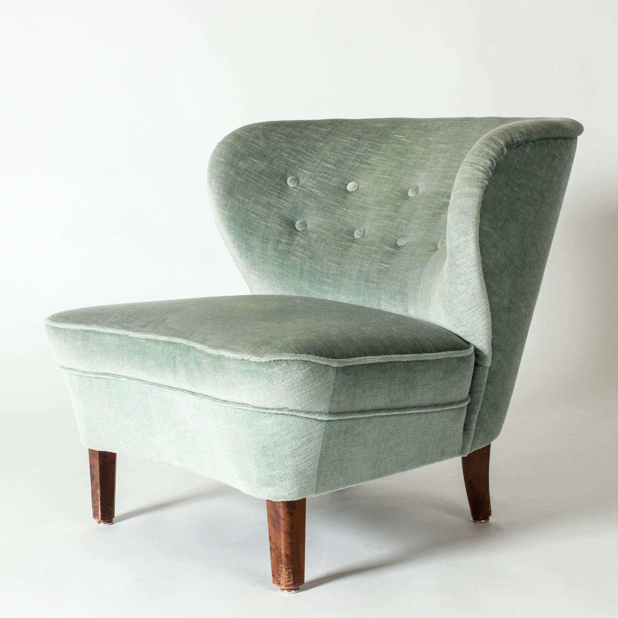 Scandinavian Modern Lounge Chairs by Gösta Jonsson, Sweden, 1950s (Schwedisch) im Angebot