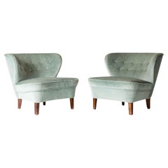 Scandinavian Modern Lounge Chairs by Gösta Jonsson, Sweden, 1950s