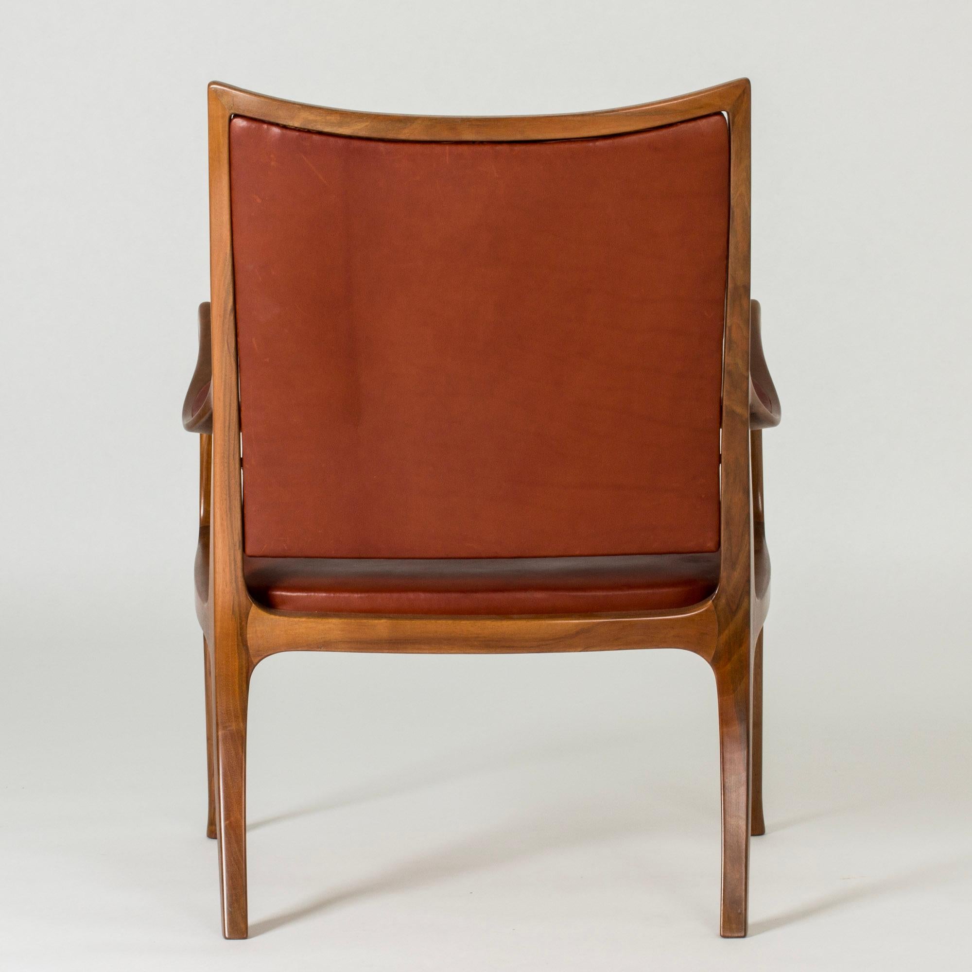 Scandinavian Modern Lounge Chairs by Hans Asplund, NK, Sweden, 1955 For Sale 1