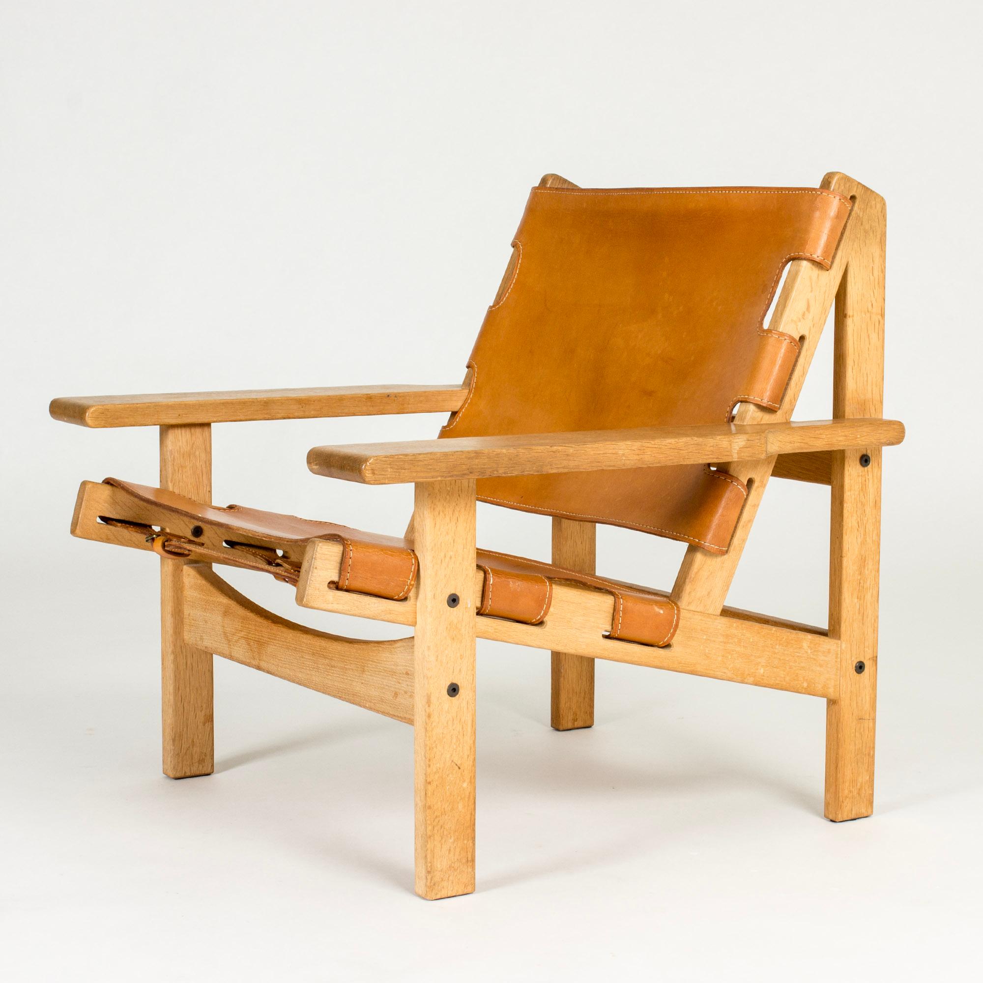 Leather Scandinavian Modern Lounge Chairs by Kurt Østervig, KP Møbler, Denmark, 1960s For Sale