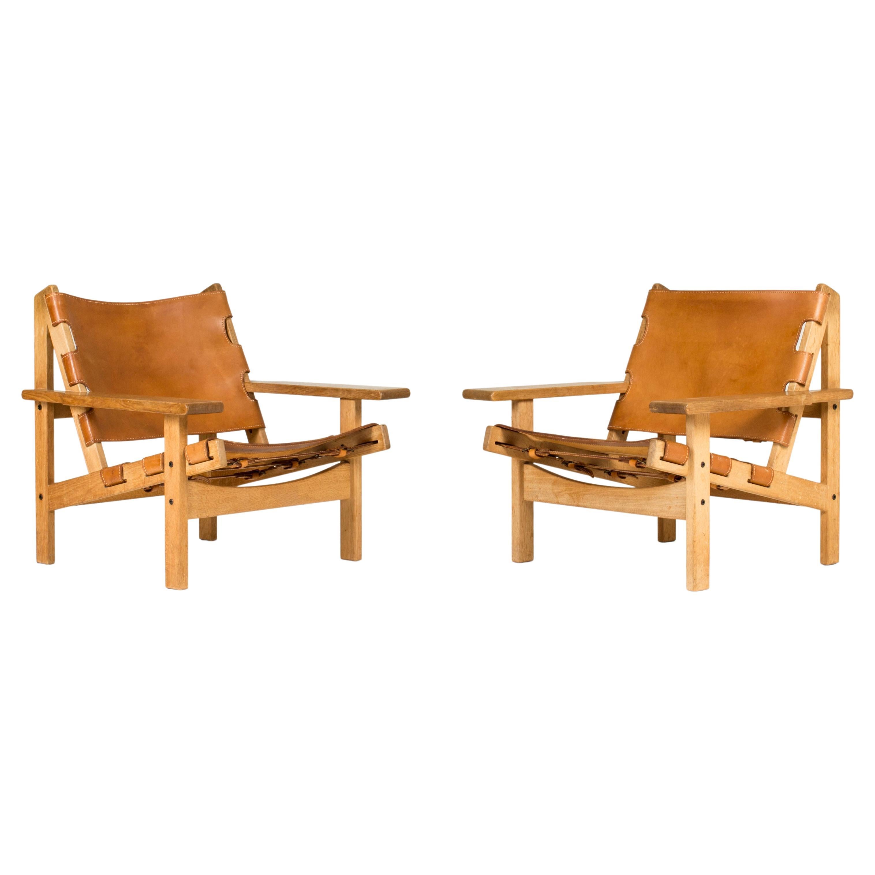 Scandinavian Modern Lounge Chairs by Kurt Østervig, KP Møbler, Denmark, 1960s For Sale
