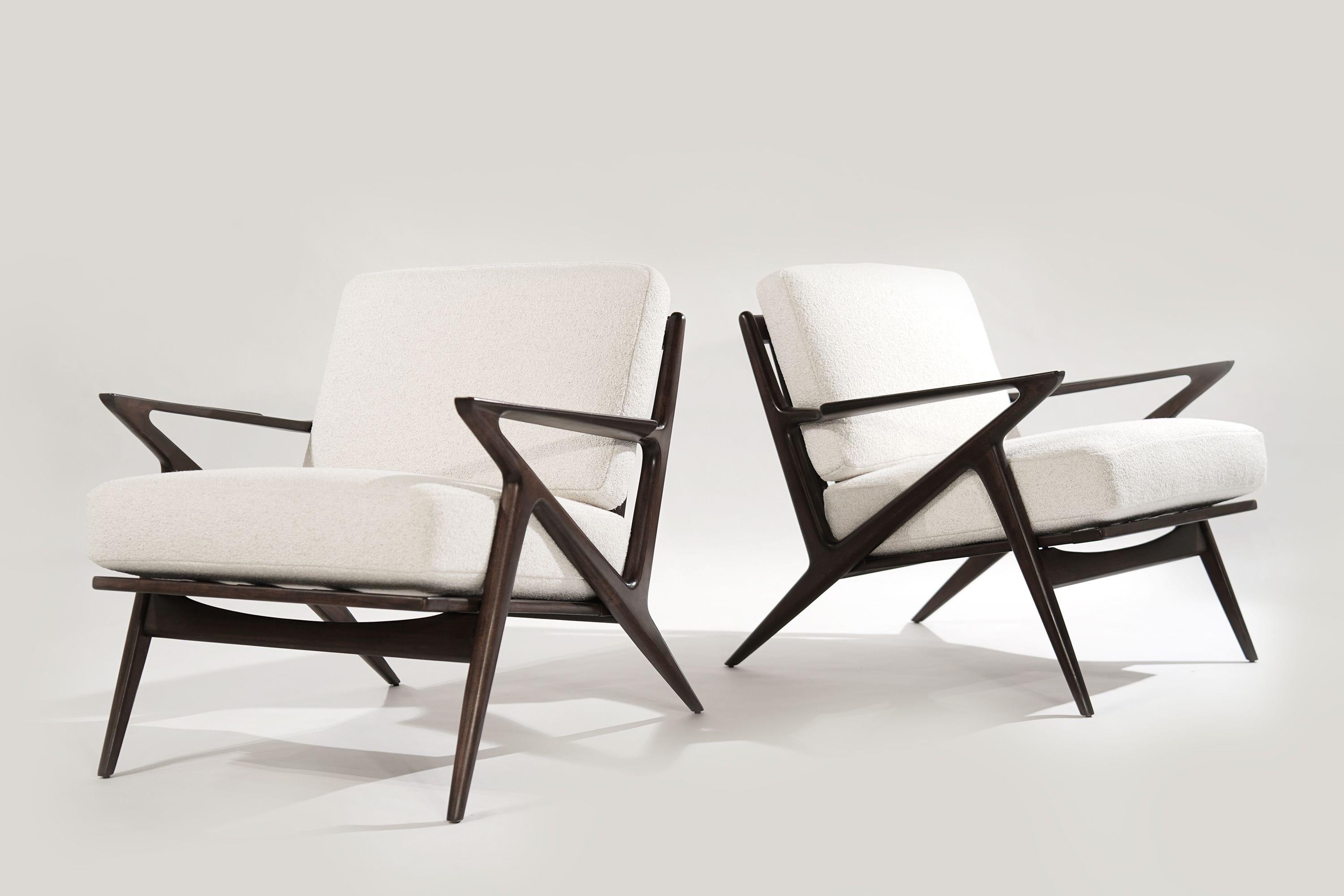 20th Century Scandinavian Modern Lounge Chairs by Poul Jensen