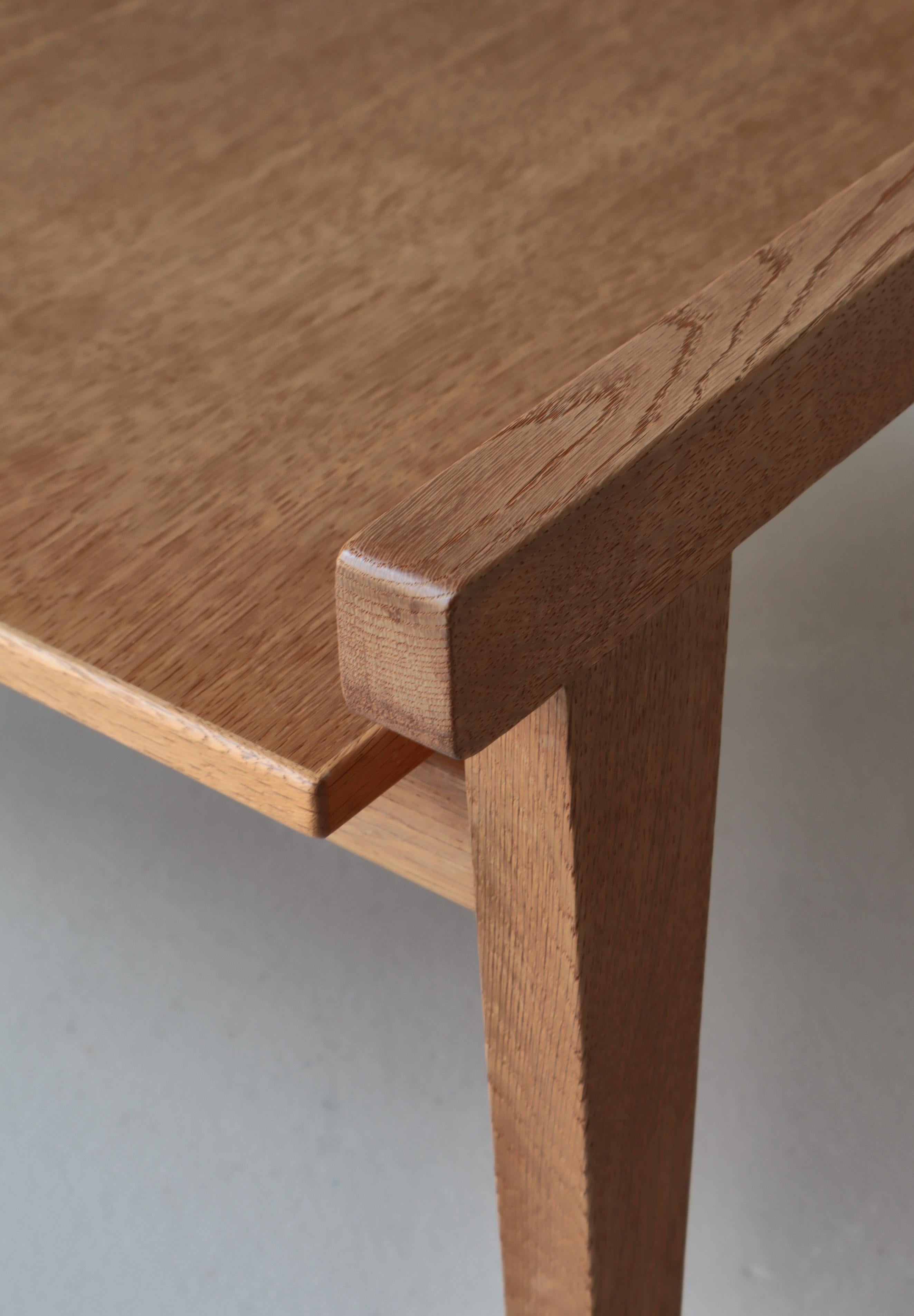 Sedie da salotto The Modern Scandinavian in Oak e pelle di Hans J. Wegner, 1960 in vendita 12