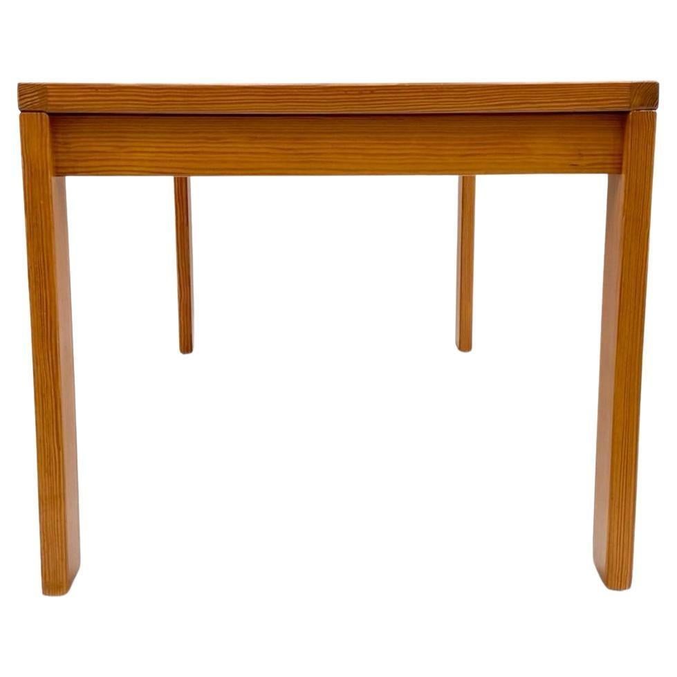 Scandinavian Modern Scandinavian modern mid century pine rectangle dining table For Sale