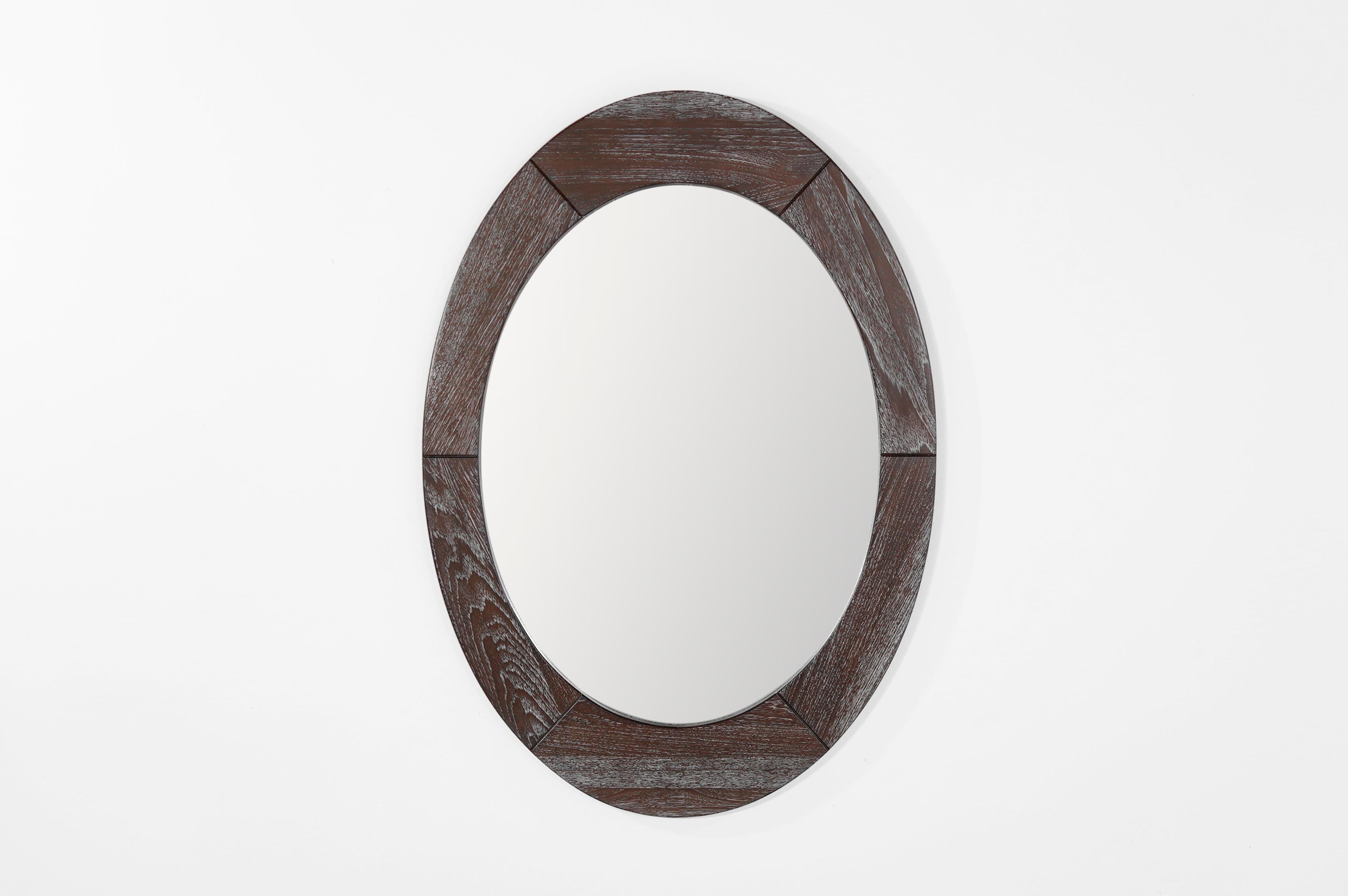 Scandinavian Modern Mirror by Pedersen & Hansen, meticulously restored by Stamford Modern. This iconic piece embodies timeless Scandinavian design, showcasing clean lines and functionality synonymous with the brand. Carefully rejuvenated while