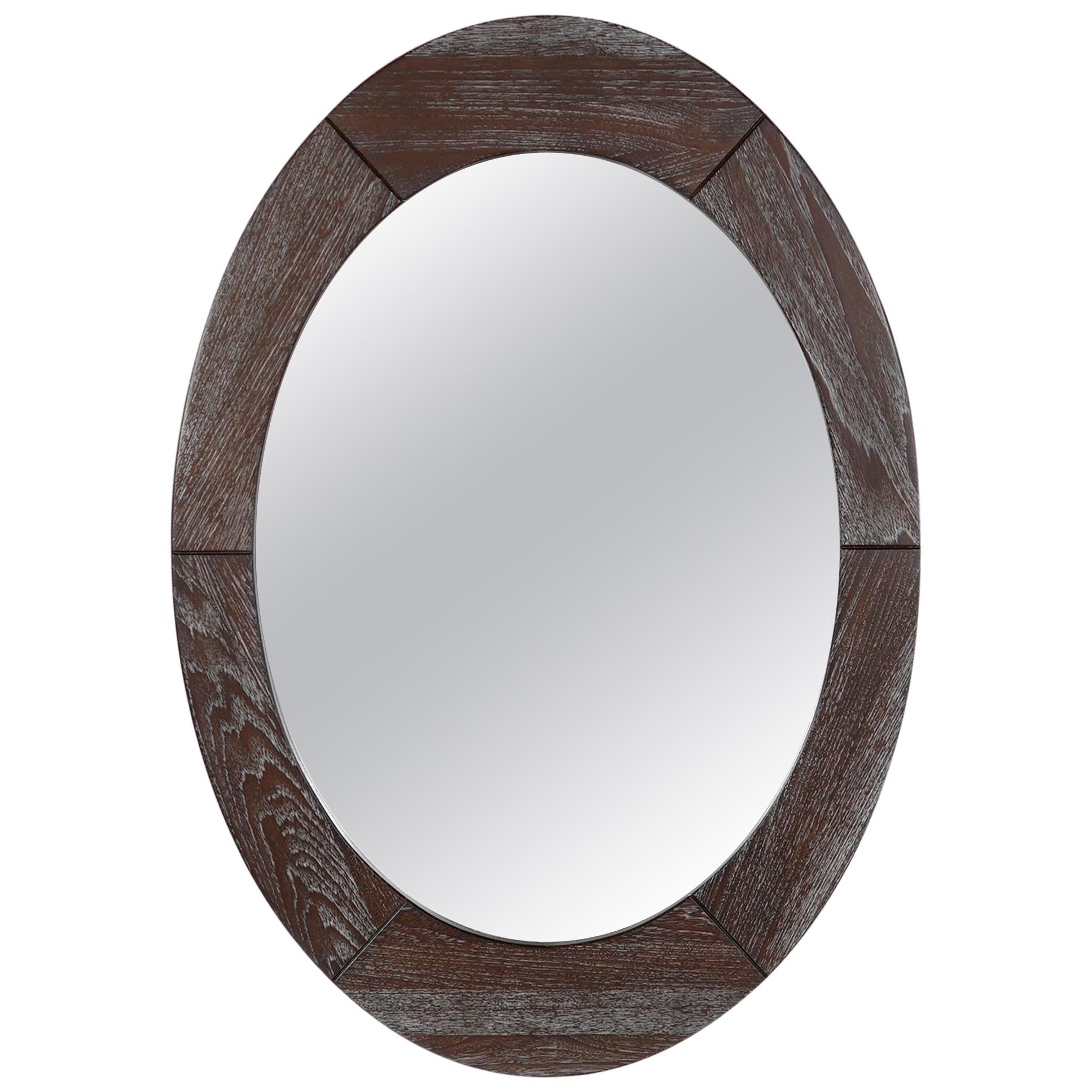 Scandinavian Modern Mirror by Pedersen & Hansen For Sale