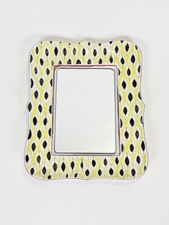 Miroir moderne scandinave de Stig Lindberg, Gustavsberg, Suède, années 1940