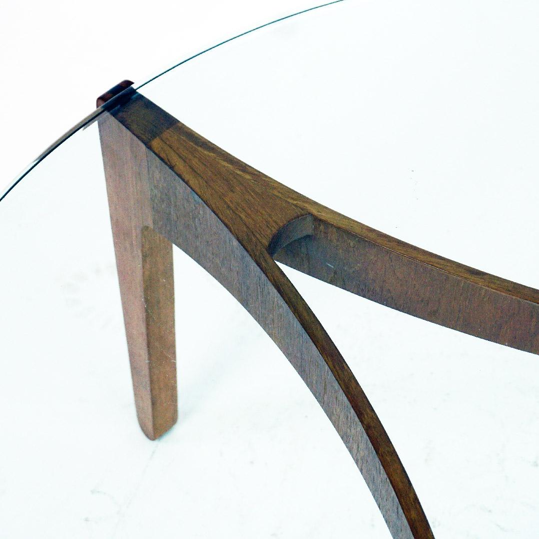  Scandinavian Modern Mod. 104 Teak and Glass Coffee Table by Sven Ellekaer For Sale 1
