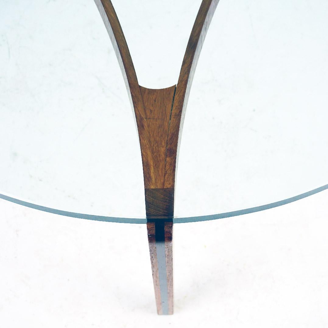  Scandinavian Modern Mod. 104 Teak and Glass Coffee Table by Sven Ellekaer For Sale 2