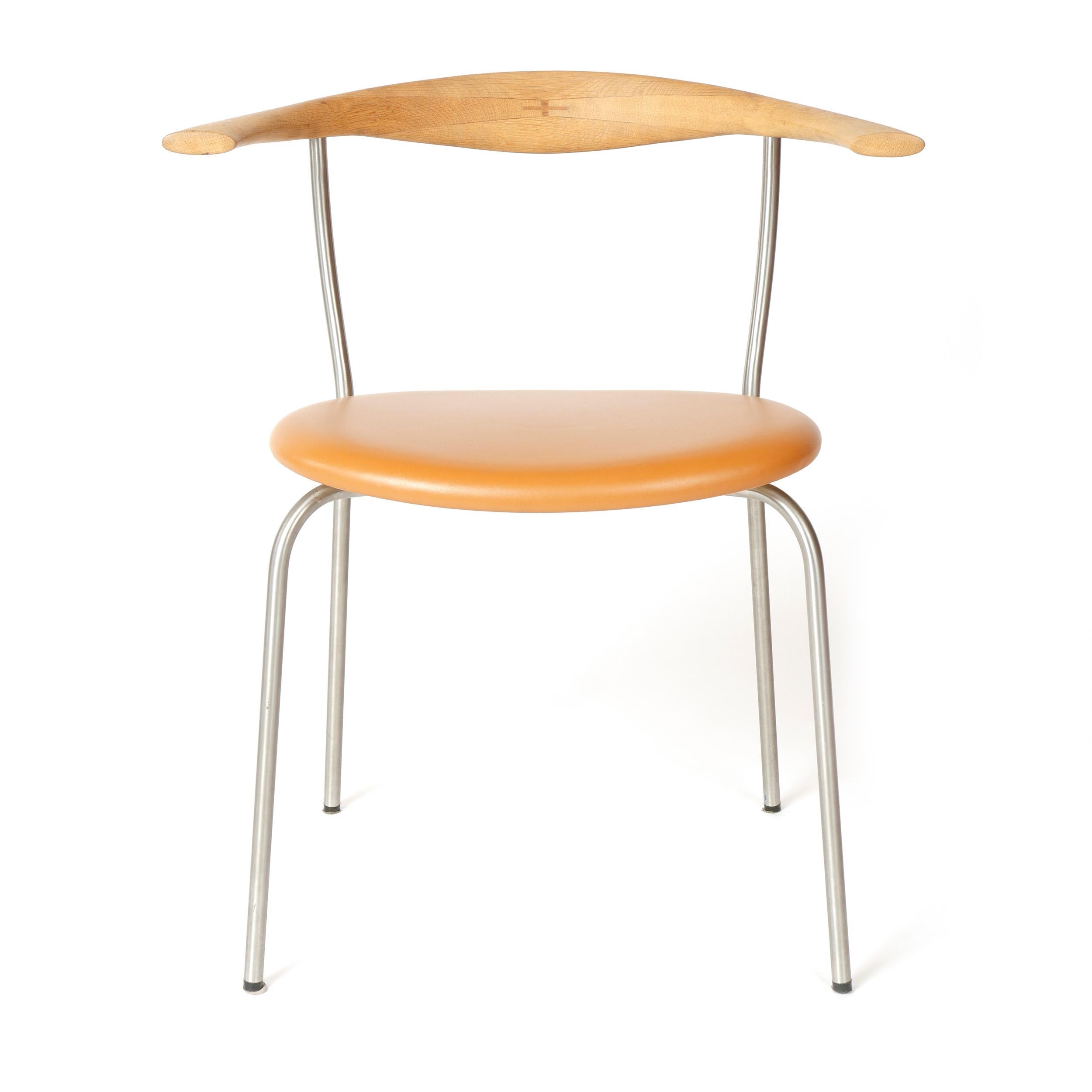 Danish Scandinavian Modern Model 701 Minimal Chair by Hans J. Wegner for PP Mobler