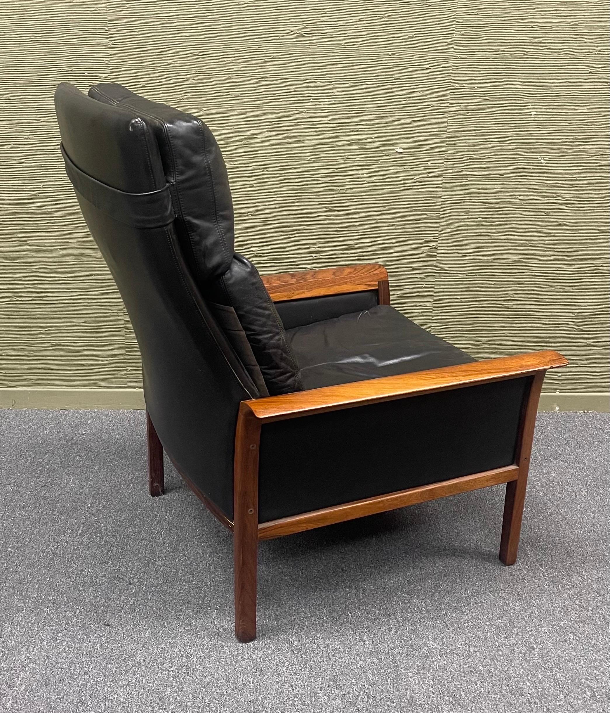 Scandinavian Modern Model 924 Lounge Chair by Knut Saeter for Vatne Mobler 2