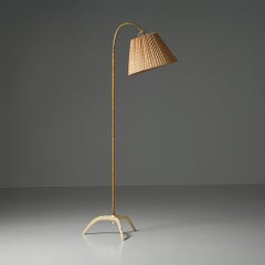 Scandinavian Modern Model 9608 Floor Light, Paavo Tynell, Taito Oy, 1940/1950s
