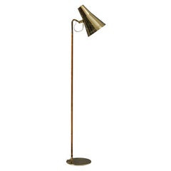 Scandinavian Modern Model 9628 Floor Lamp, Paavo Tynell, Idman Oy, 1950s