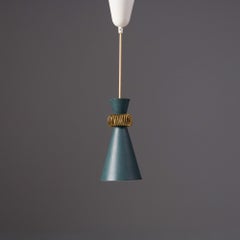 Scandinavian Modern Model K2-4 Pendant, Maria Lindeman, Idman Oy, 1950s