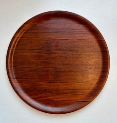 Scandinavian Modern Molded Rosewood Tray, circa 1960's