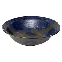 Scandinavian Modern Monumental Studio Ceramic Bowl by Carl Cunningham-Cole