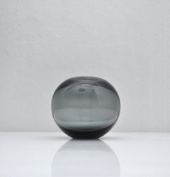 Scandinavian Modern Mouthblown Glass Vase, Holmegaard, 1957