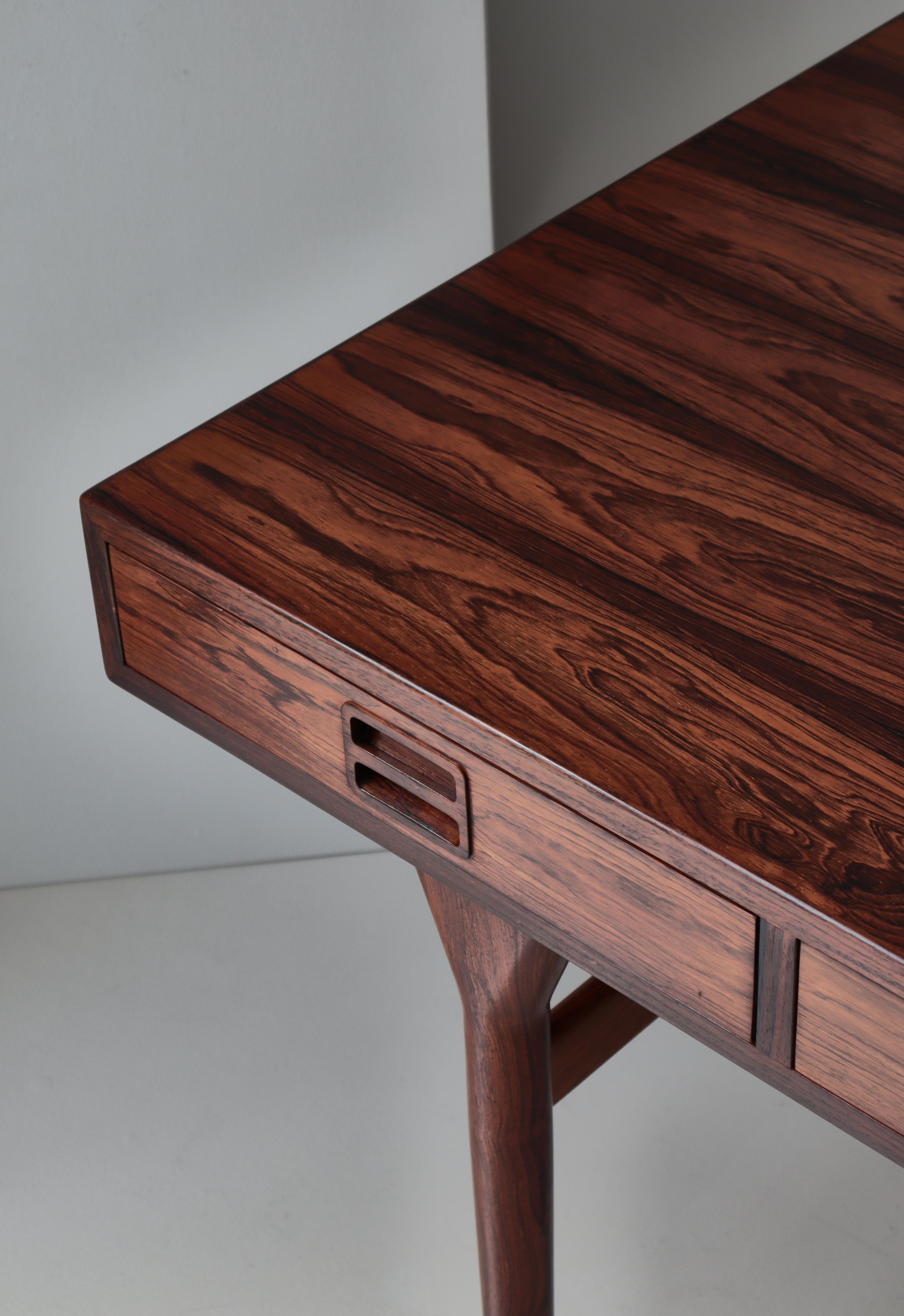 Danish Scandinavian Modern Nanna Ditzel Desk Model ND93 by Søren Willadsen, 1950s For Sale