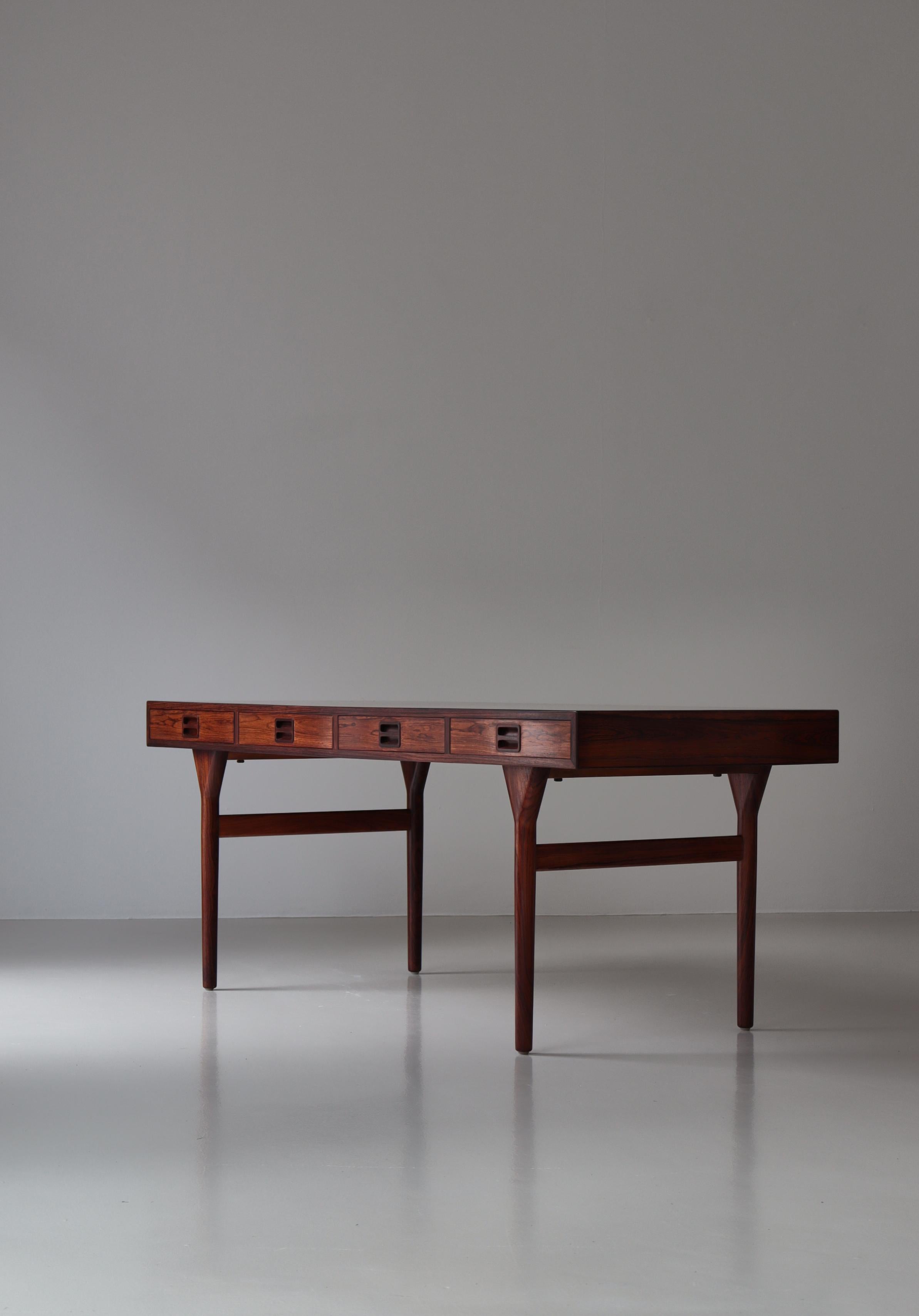 Scandinavian Modern Nanna Ditzel Desk Model ND93 by Søren Willadsen, 1950s In Good Condition For Sale In Odense, DK