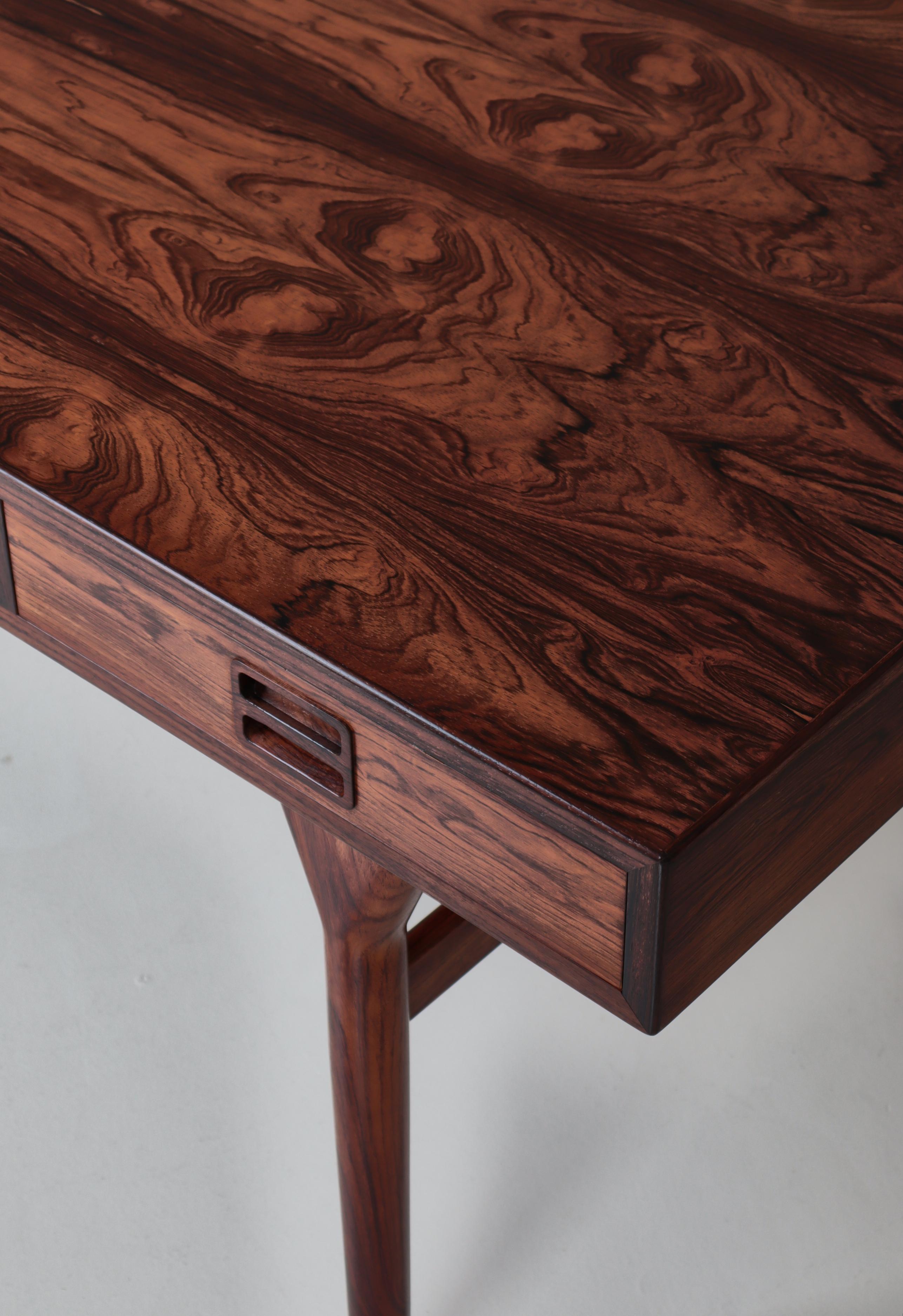 Hardwood Scandinavian Modern Nanna Ditzel Desk Model ND93 by Søren Willadsen, 1950s For Sale