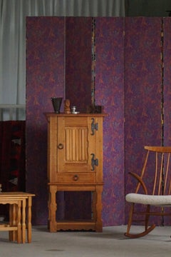 Scandinavian Modern, Narrow Oak Cabinet, By a Danish Cabinetmaker, 1950s