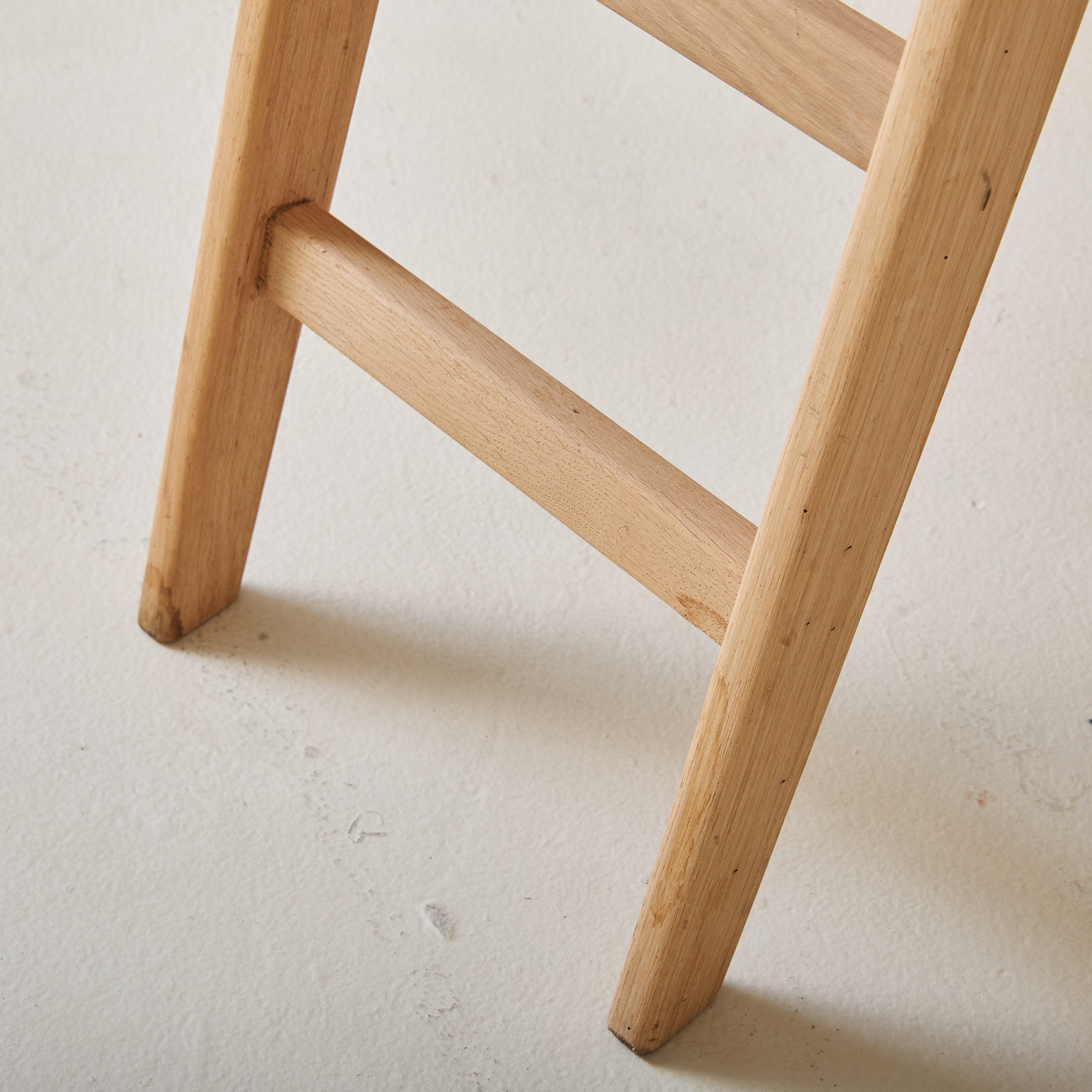 Scandinavian Modern Narrow Oak Console Table, 1960s For Sale 3