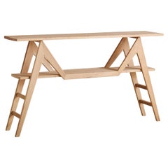 Tavolo consolle stretto in Oak The Modern Scandinavian, anni '60