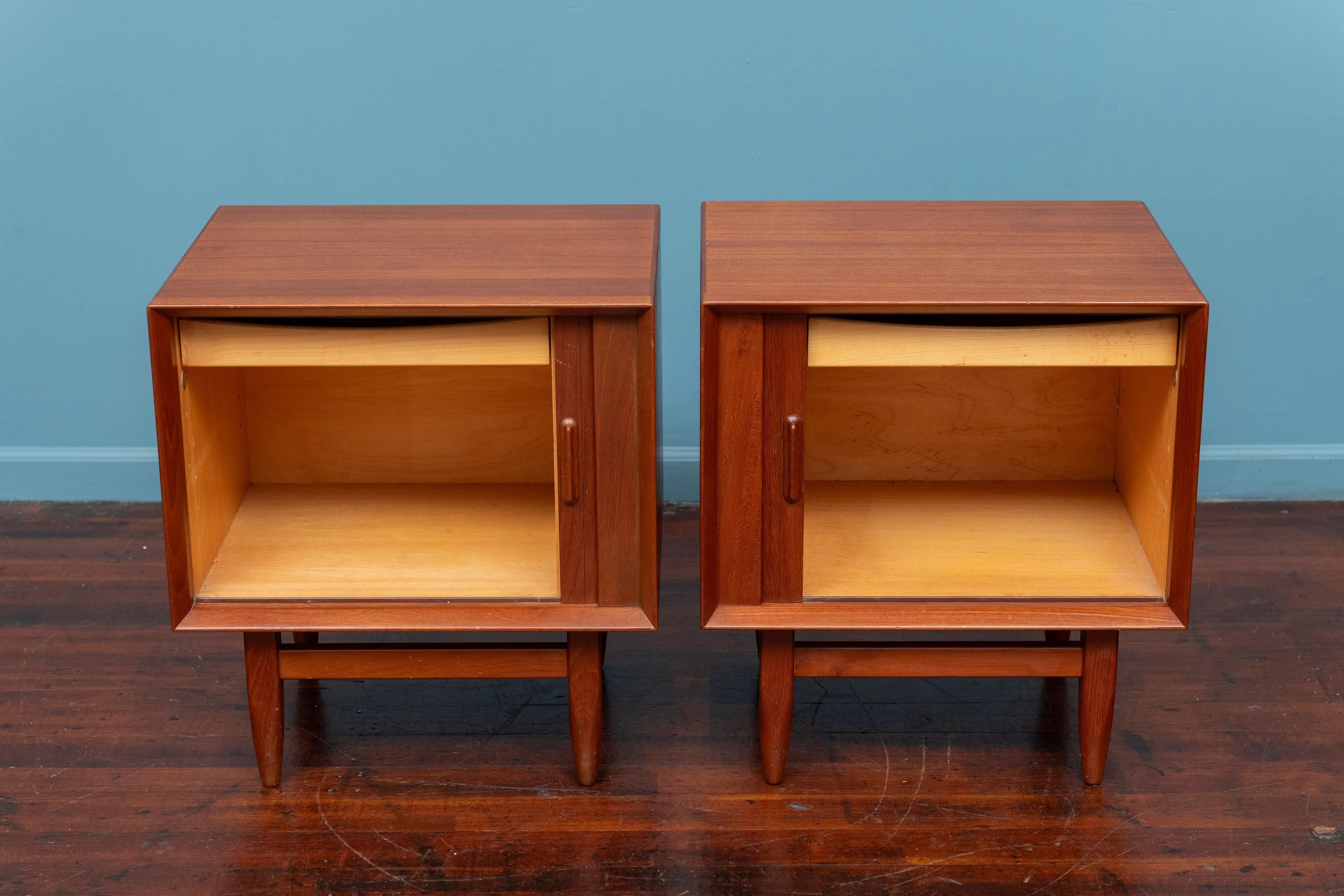Scandinavian Modern Nightstands by Falster In Good Condition In San Francisco, CA
