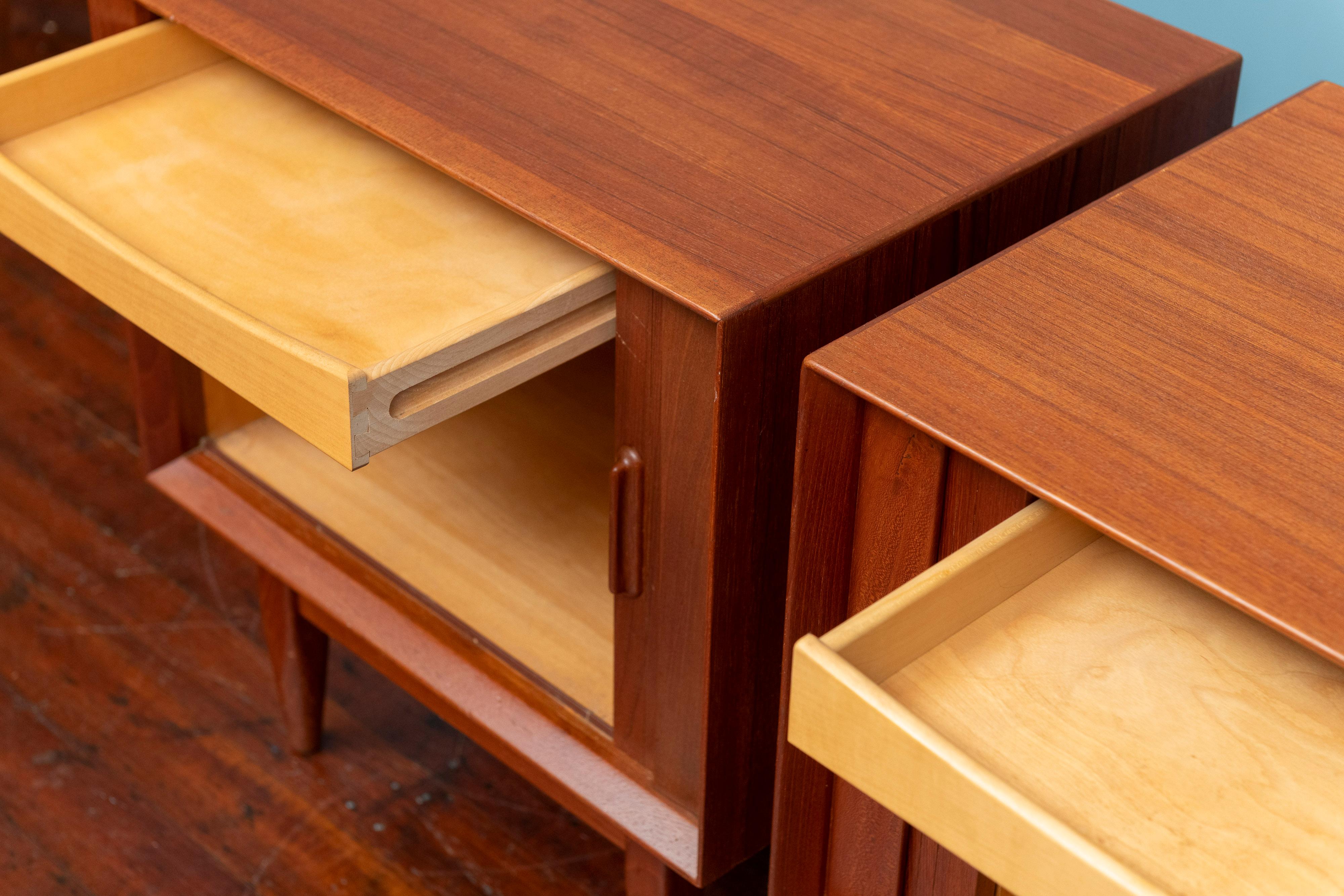 Mid-20th Century Scandinavian Modern Nightstands by Falster