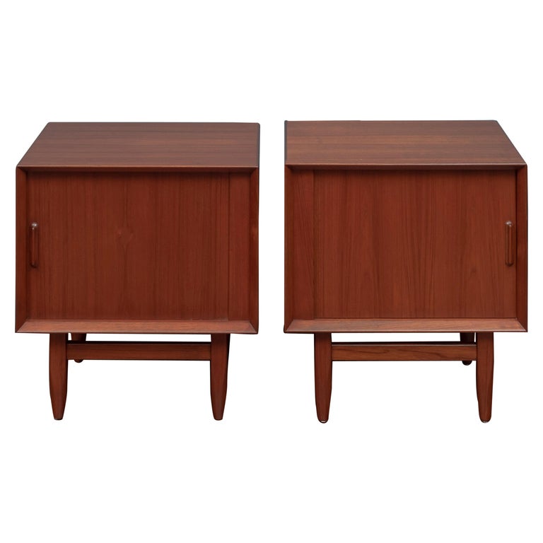 Scandinavian Modern Nightstands by Falster at 1stDibs
